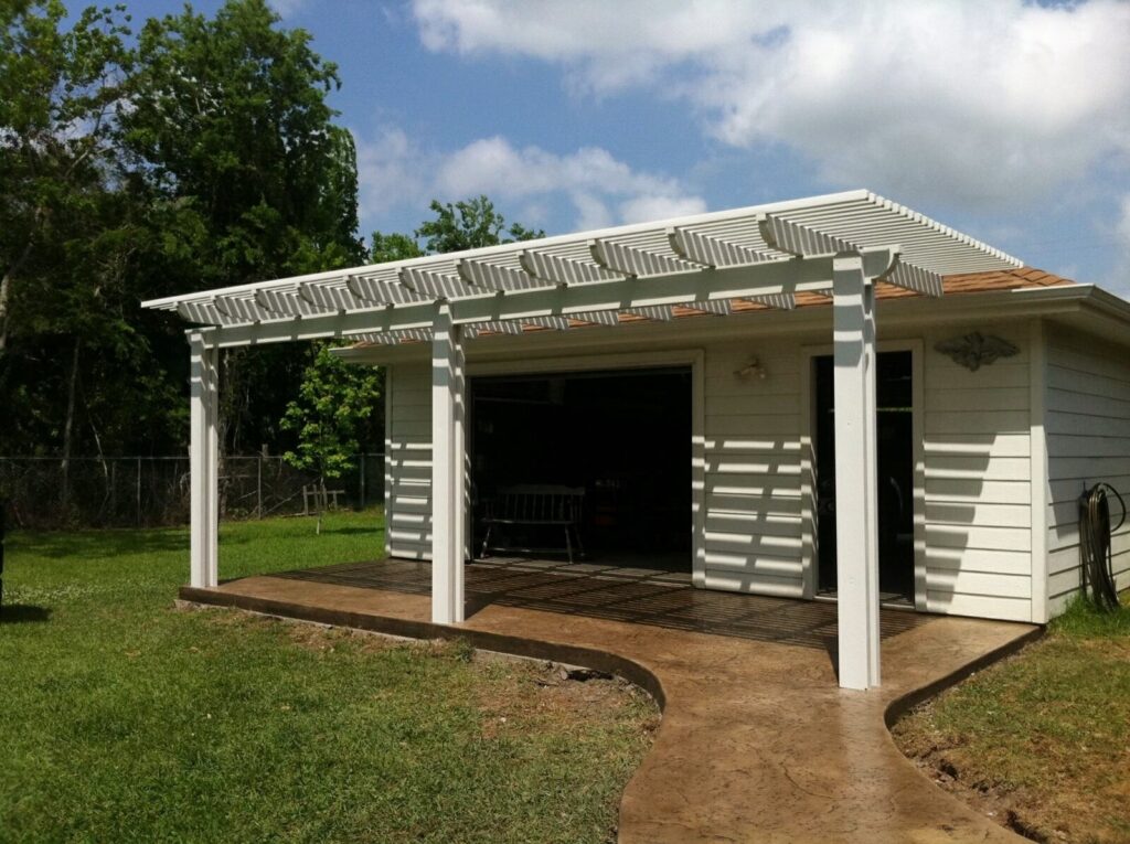 Alumawood pergola in Richmond TX Alumawood pergola in Richmond TX