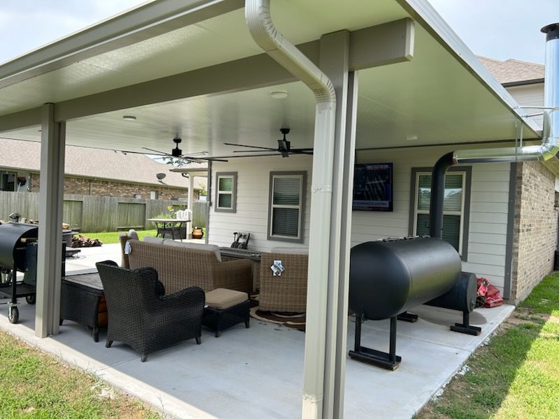 Patio extension for shade