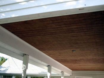 Beadboard Patio Ceiling - Lone Star Patio Builders