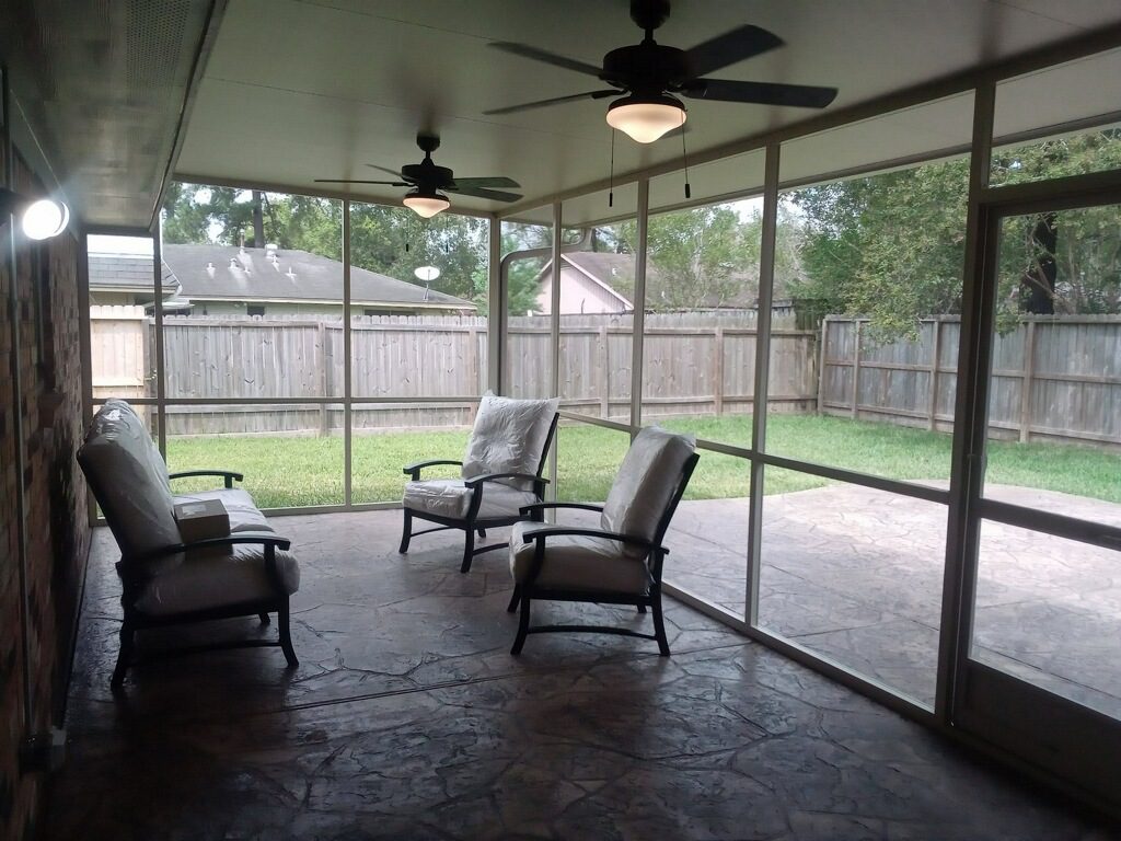 screened in patio enclosure in sienna plantation, tx screened in patio enclosure in sienna plantation, tx